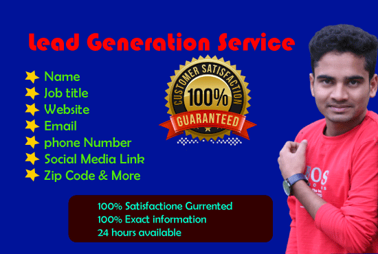 I will create 100 b2b lead generation for your busine...