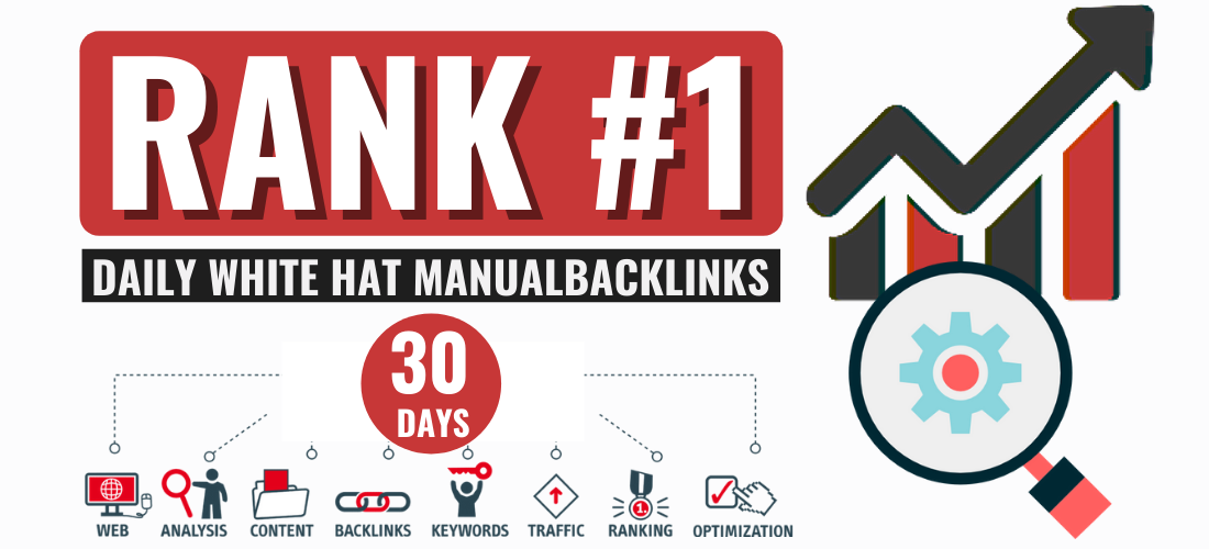 Monthly off page seo link building, daily backlinks