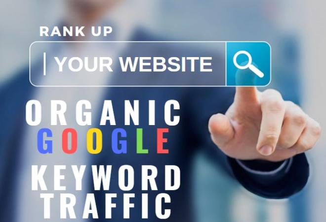 drive google organic search traffic using targeted ke...