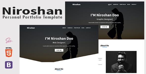 Niroshan Personal Portfolio Template