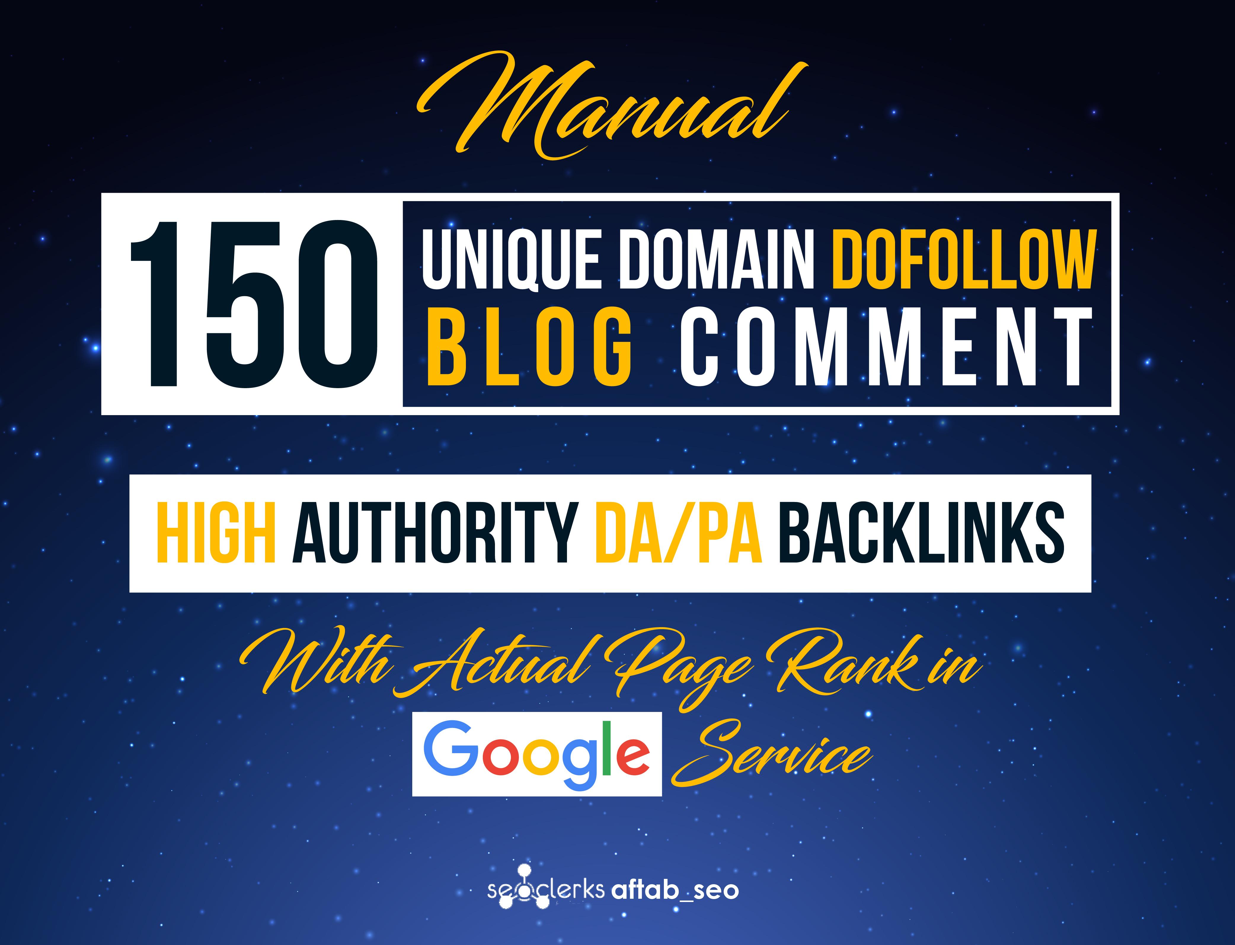I Will Give 150 High PA DA Manually Do-Follow Blog-Co...