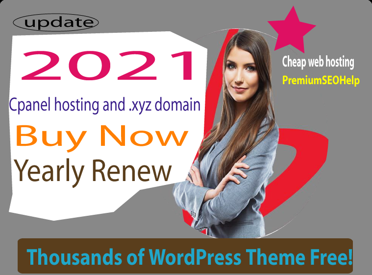 . xyz Domain free with 10 GB cpanel web hosting 2021 ...