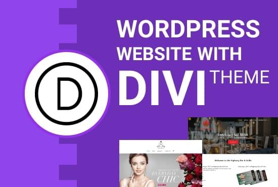 I will design and customization wordpress website by ...