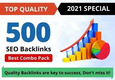 Rank on Google 1st page by 500 High Quality white hat...