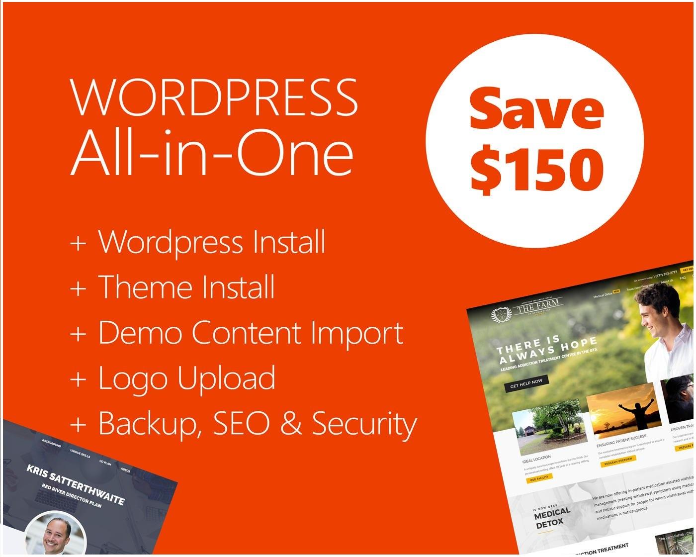 WordPress Theme Installation & Demo Setup + Logo ...