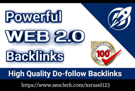 Create 50 manually web2 0 super buffer blog high auth...