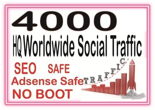 Do 4000 Targeted Human Traffic from search engine and...