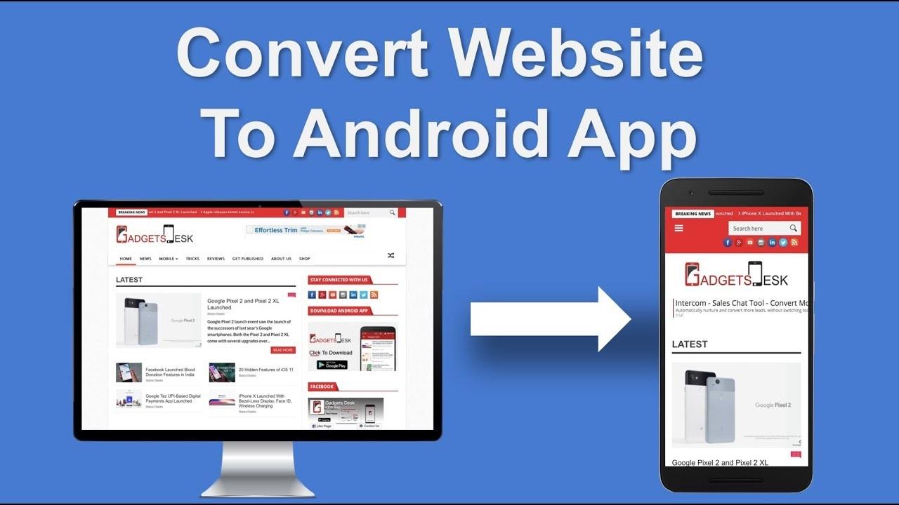Convert Website To Android App within 24 hour