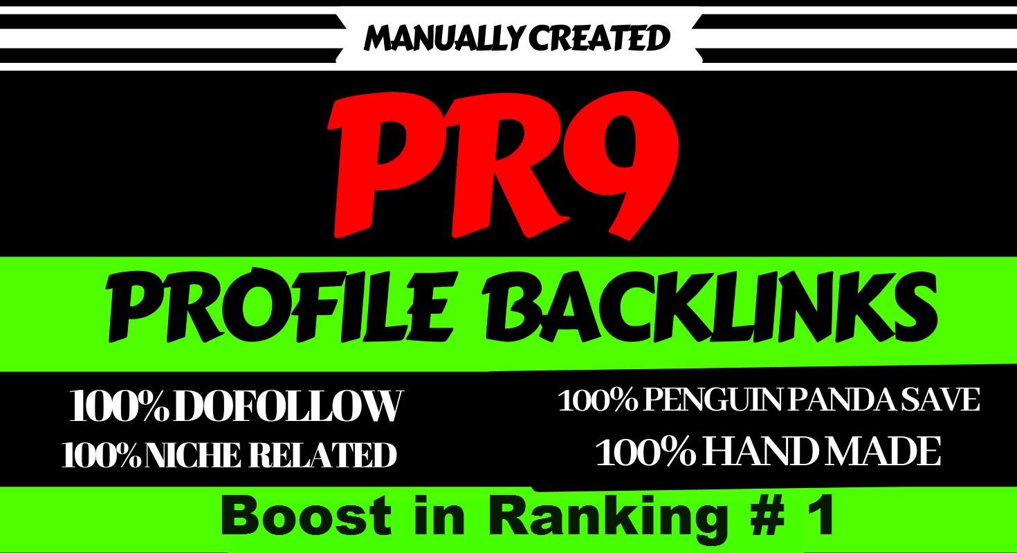 I will Create 50 PR9 Dofollow Profile Backlinks from ...