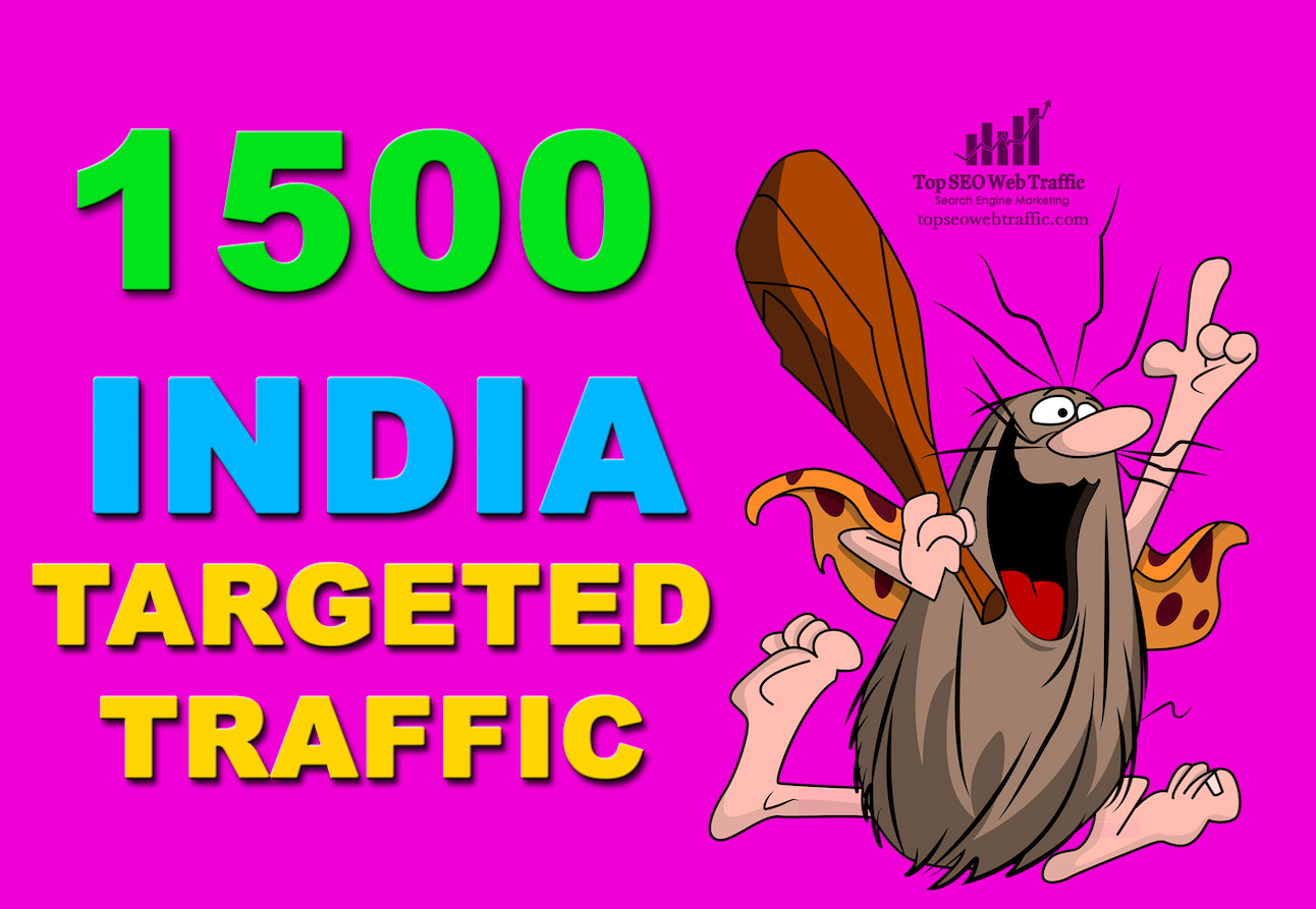 TOP 1,500 INDIA WEB TRAFFIC VISITORS