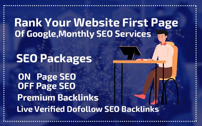 I will rank your website first page of google, month...
