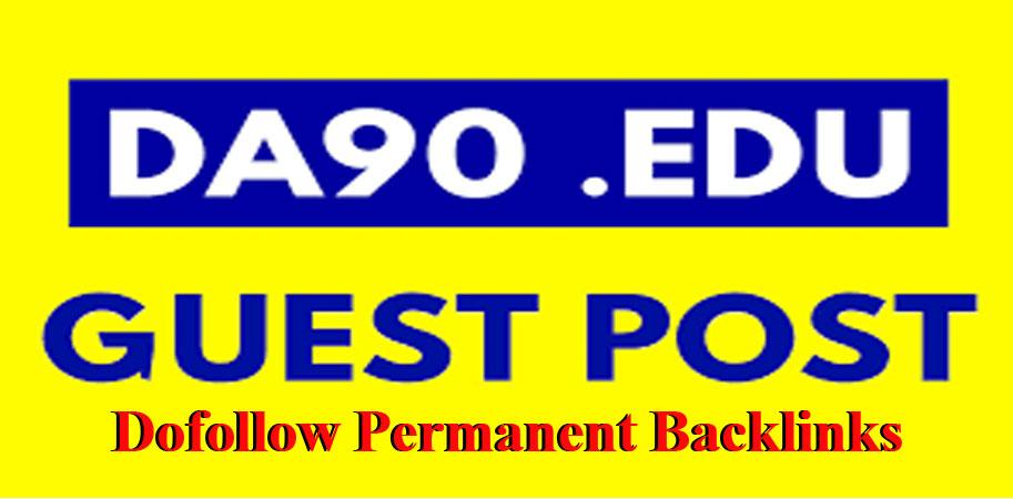 Publish strong DA 90 permanent edu guest post