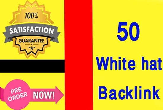 grow 60 high quality SEO backlinks link building