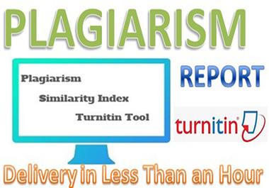 Check Plagiarism And Similarity Index With Turnitin T...