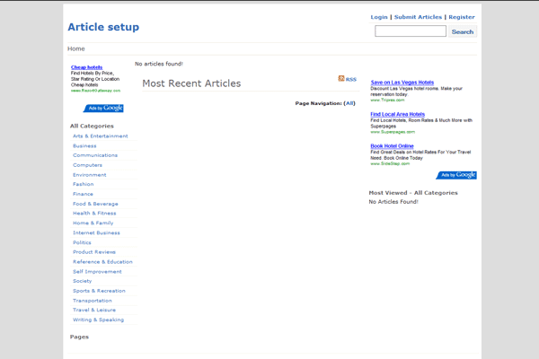 ARTICLESETUP Premium Script - EZINE ARTICLES CLONE SC...