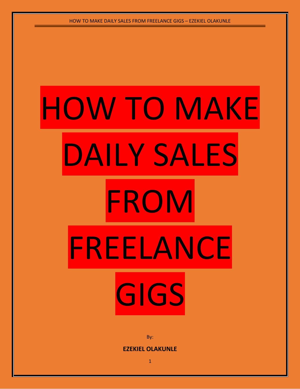 How rank your freelance service to first page and sta...