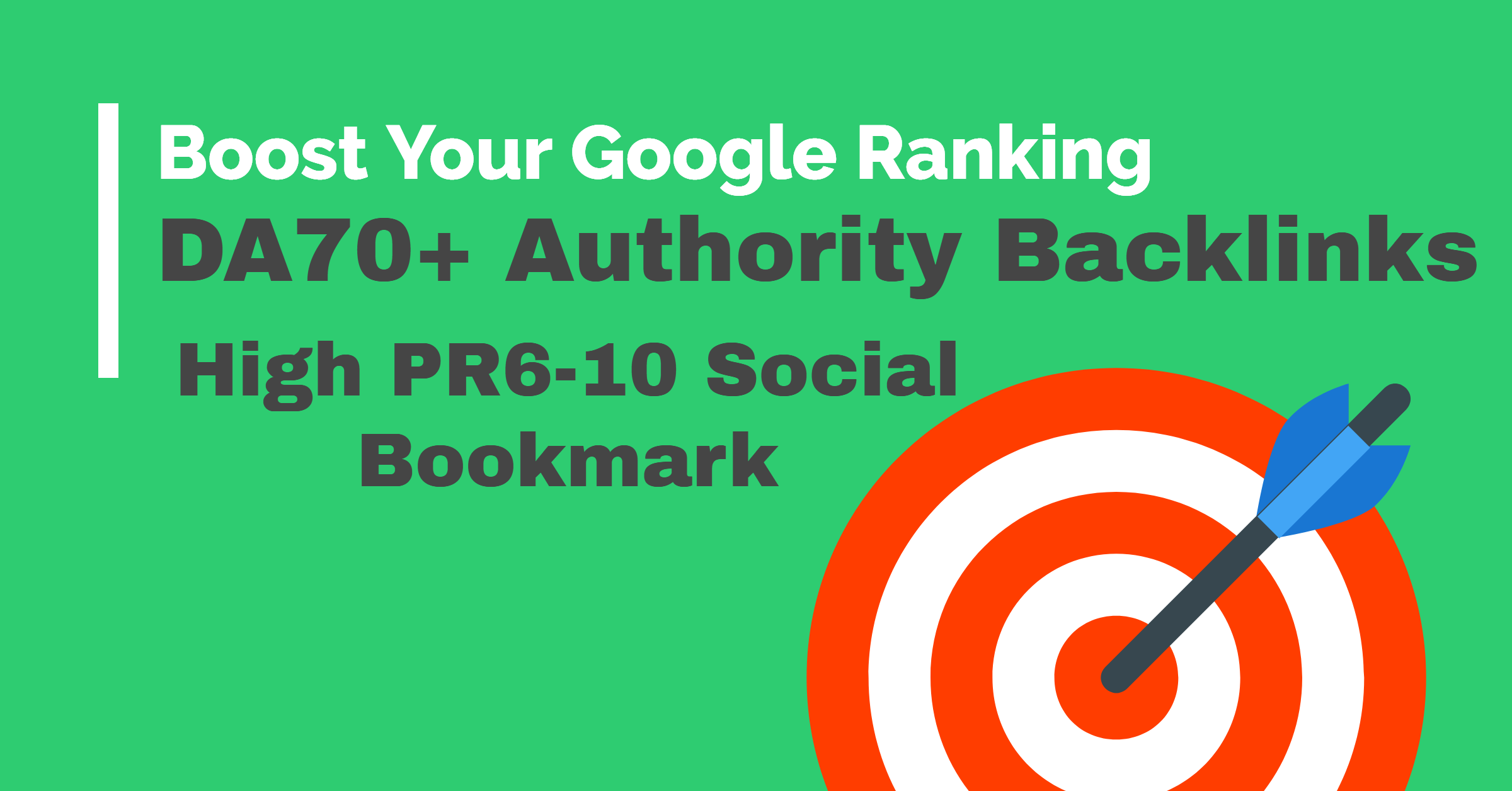 low spam score DA80+ 30 dofollow backlinks + 10 Socia...