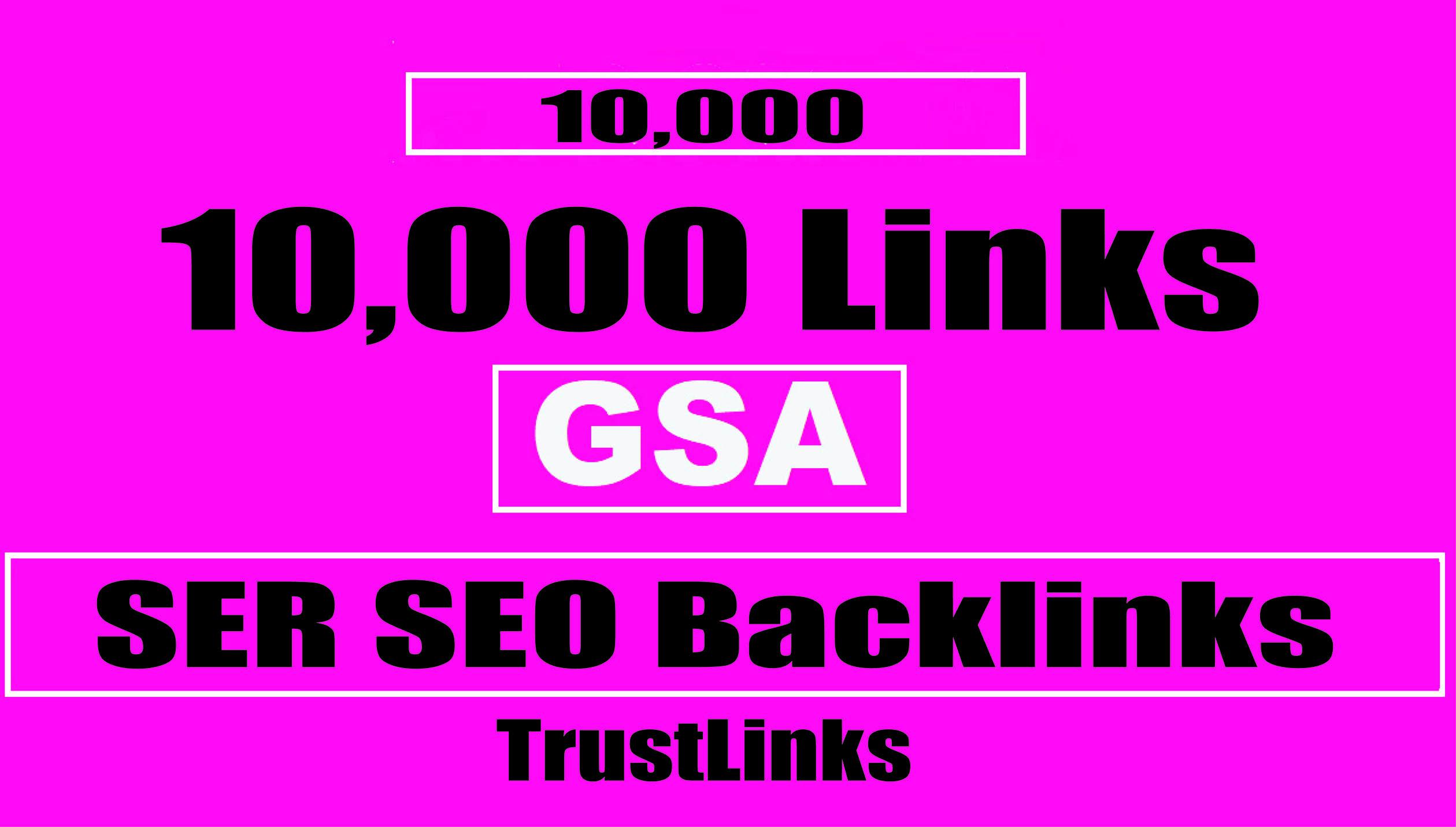5 x Order - create 10,000+ GSA SER Backlinks for quic...