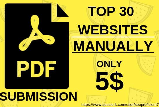 PDF Submission Manually In Top 30 Document Sharing Si...