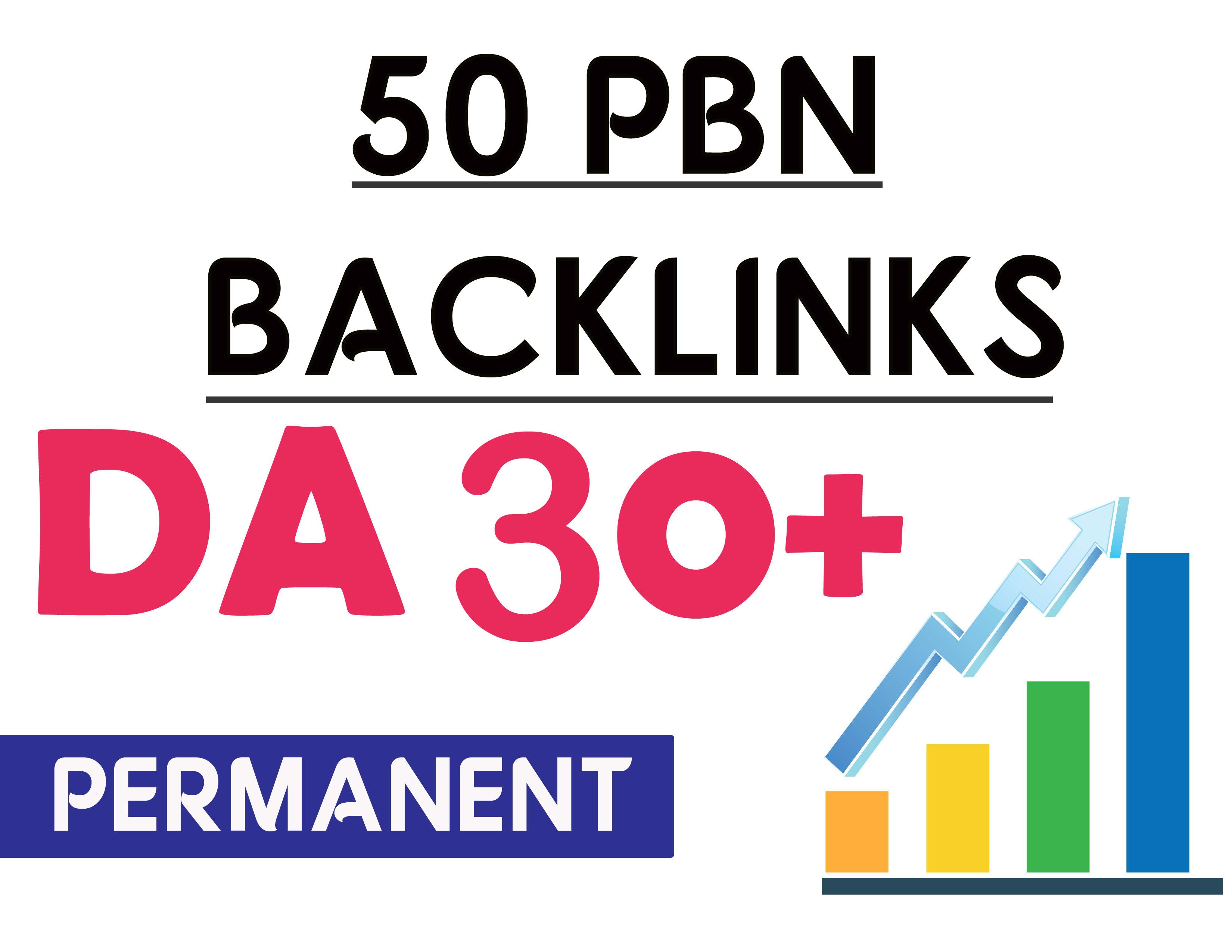 limited offer 50 PBNs Backlinks With High DA/PA/CF/TF...