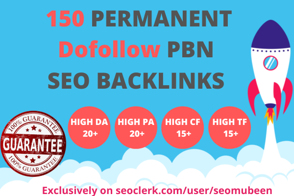 Create 150 Permanent Homepage Dofollow with High Metr...