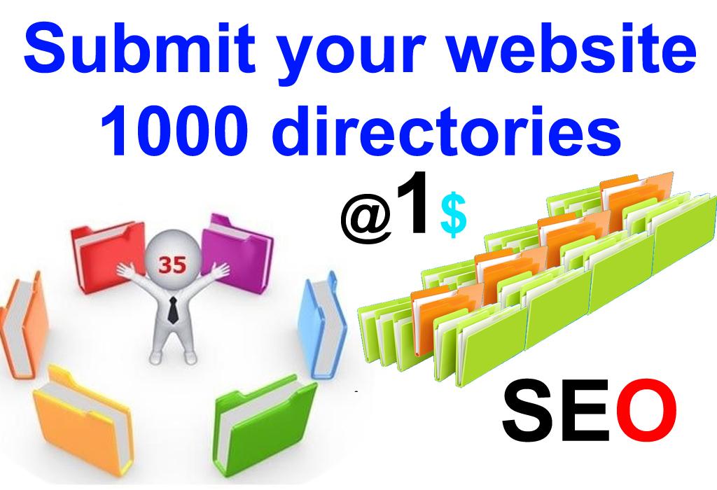1000 Directory Submission for your website with in 3 ...