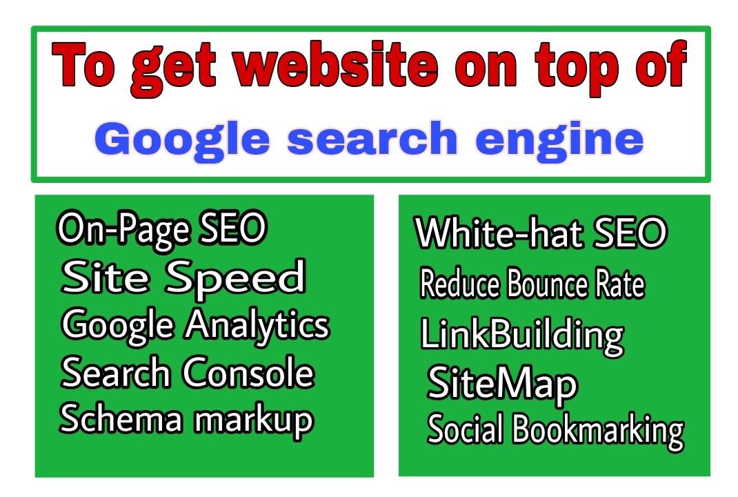 Best Way to get Website on top of google search engin...