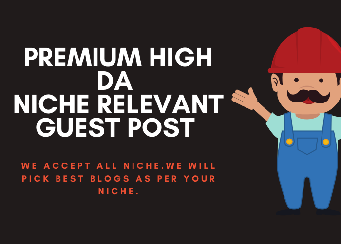 Write and Publish 10 high DA PREMIUM NICHE GUEST POST...