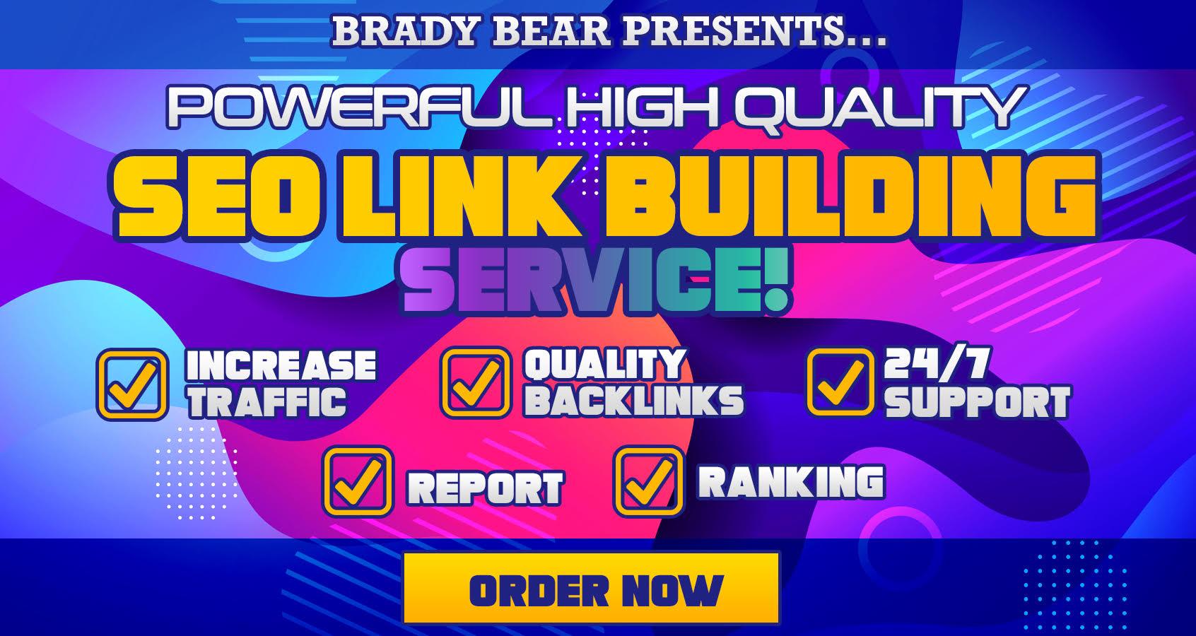 Powerful Quality SEO Link Building Service for Top Ra...