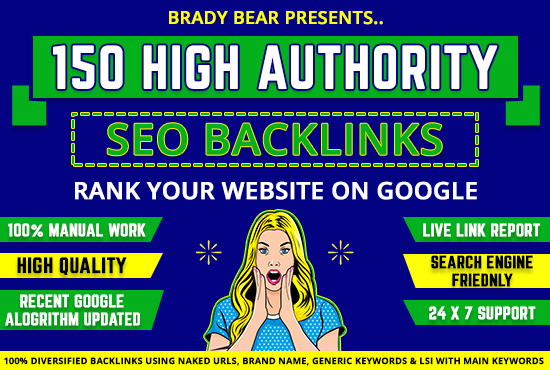 Premium High Authority SEO Backlinks for 1 Google Ran...
