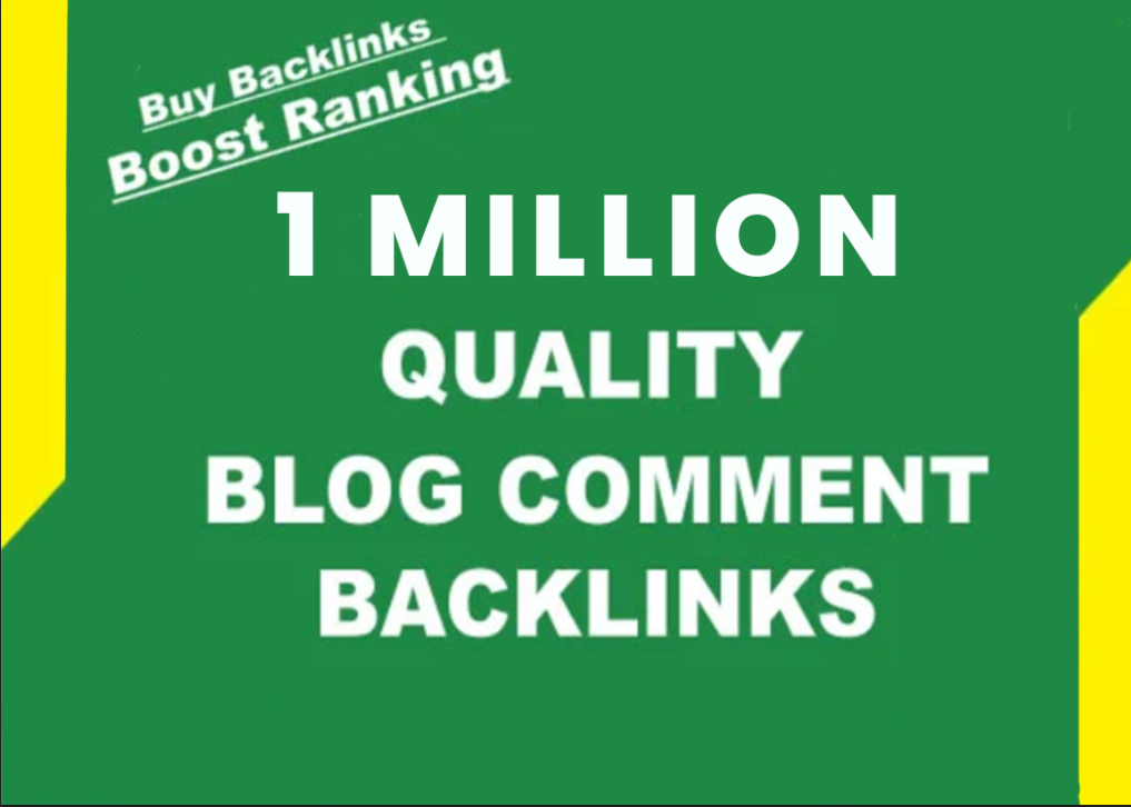 I will provide 1 million do f0llow SEO blog comment t...