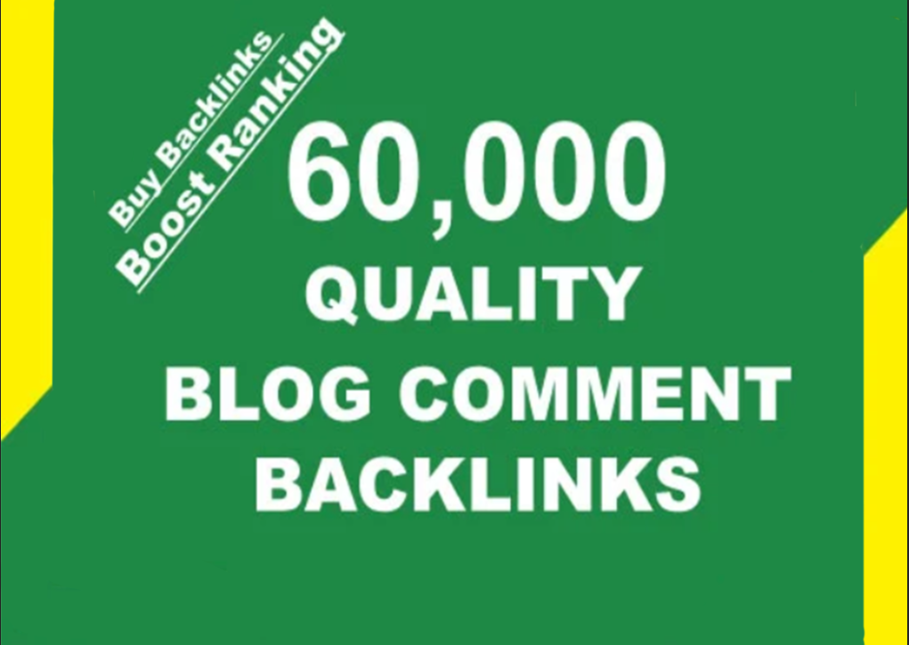 I will build 60,000 verified blog comment backlinks F...