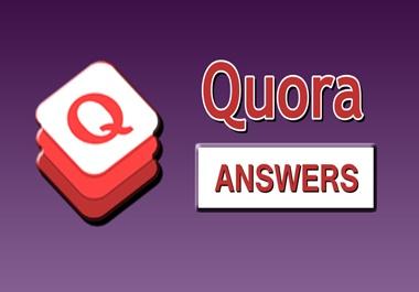 Publish your website in 15 Quora Answers with context...