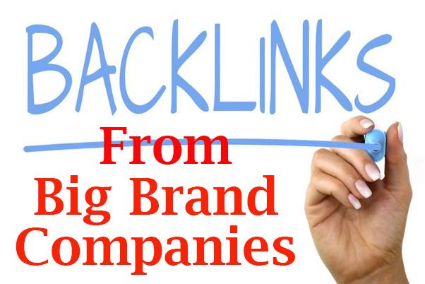 Latest Backlinks From Big Brand Companies