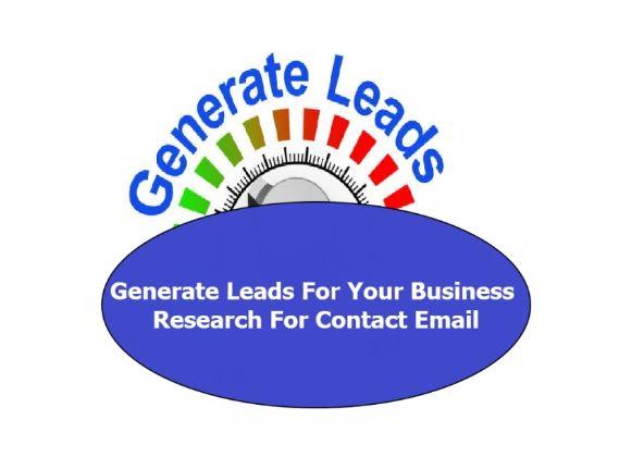 Generate Leads For Your Business Research For Contact...