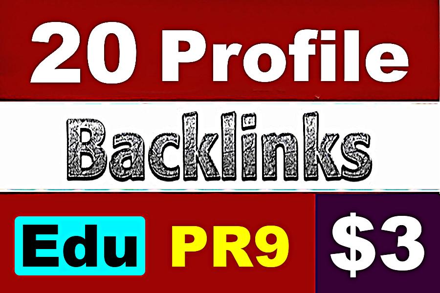 20 edu, PR9 White Hat SEO Dofollow Profile Backlinks ...
