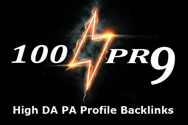 100 High DA edu, USA PR9 Dofollow Profile Backlinks M...