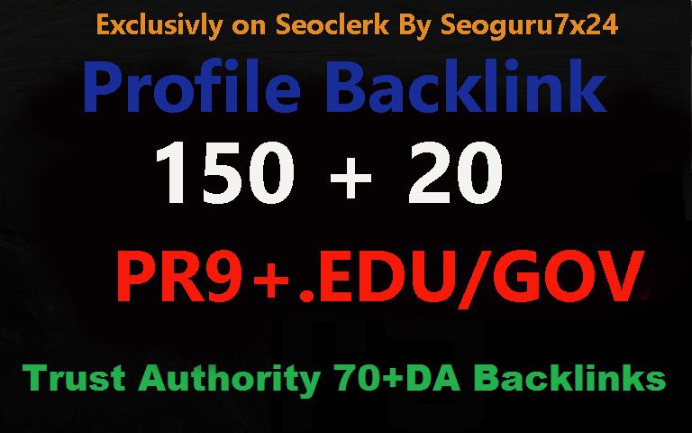 I will Manually Do - 150 Pr9 + 20 Edu-Gov High Domain...