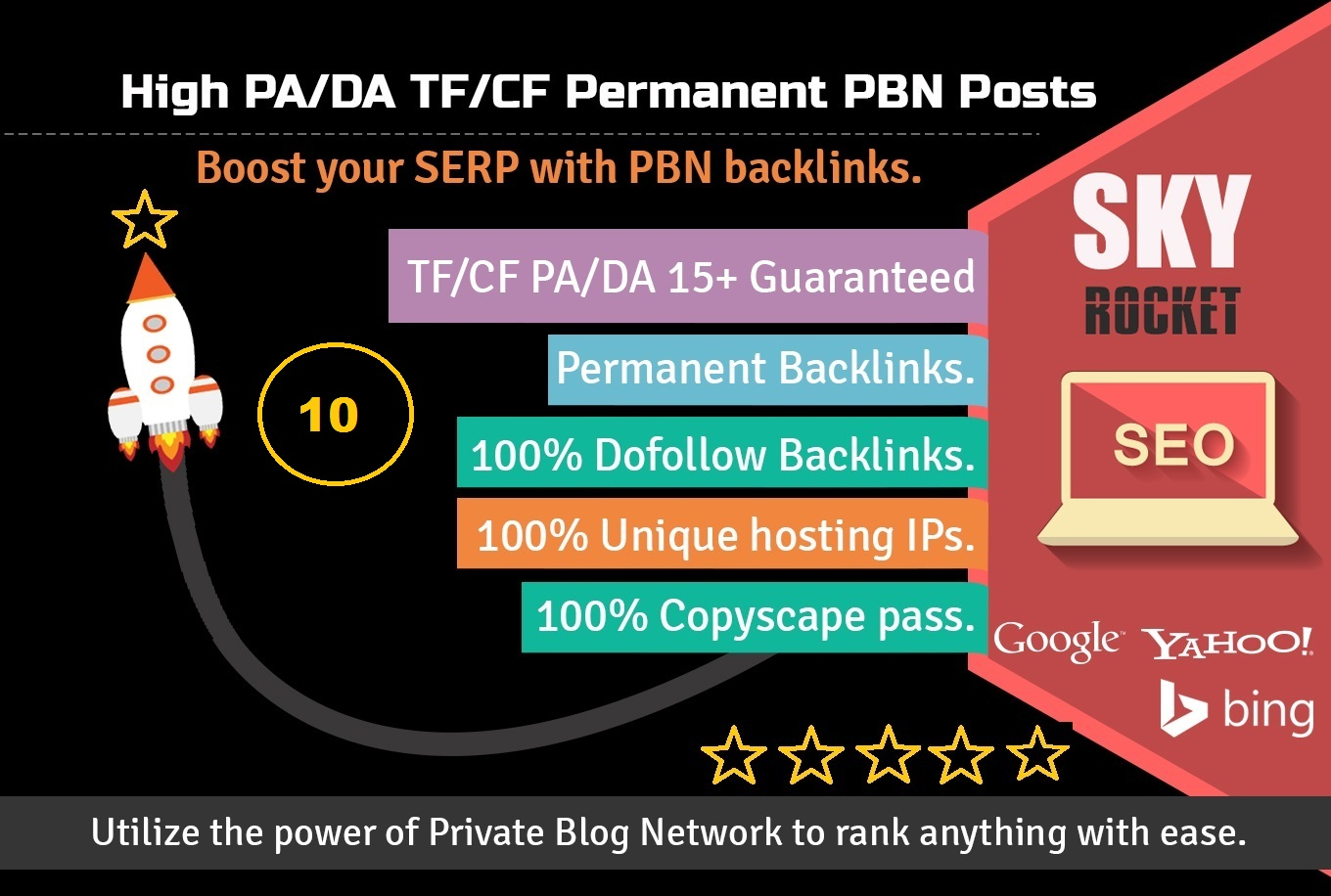 Create 30+ High PA/DA TF/CF Homepage Dofollow PBN Bac...
