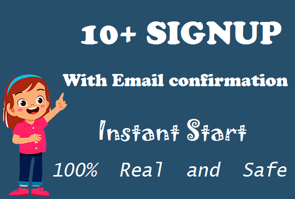 10+ Real Signup with email confirmation