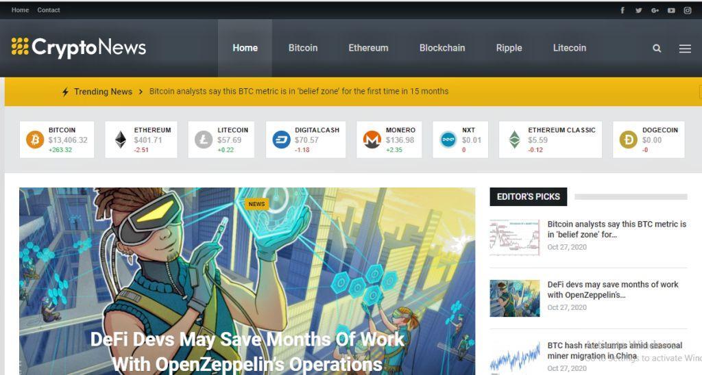 Established Crypto Website Update + Support Instant D...