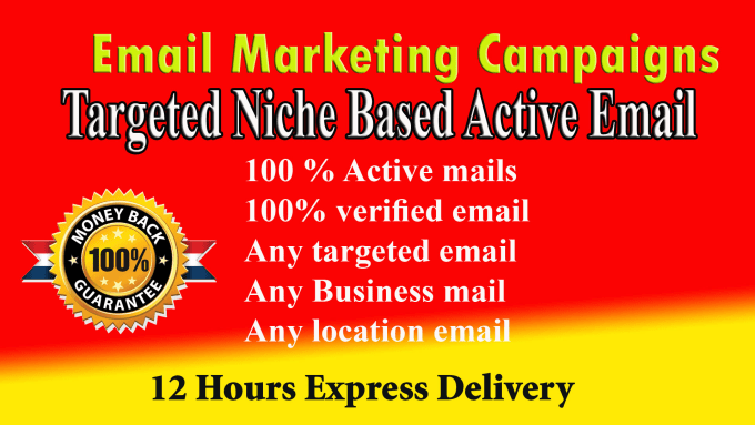 I will collect 1K targeted email address list for Mar...