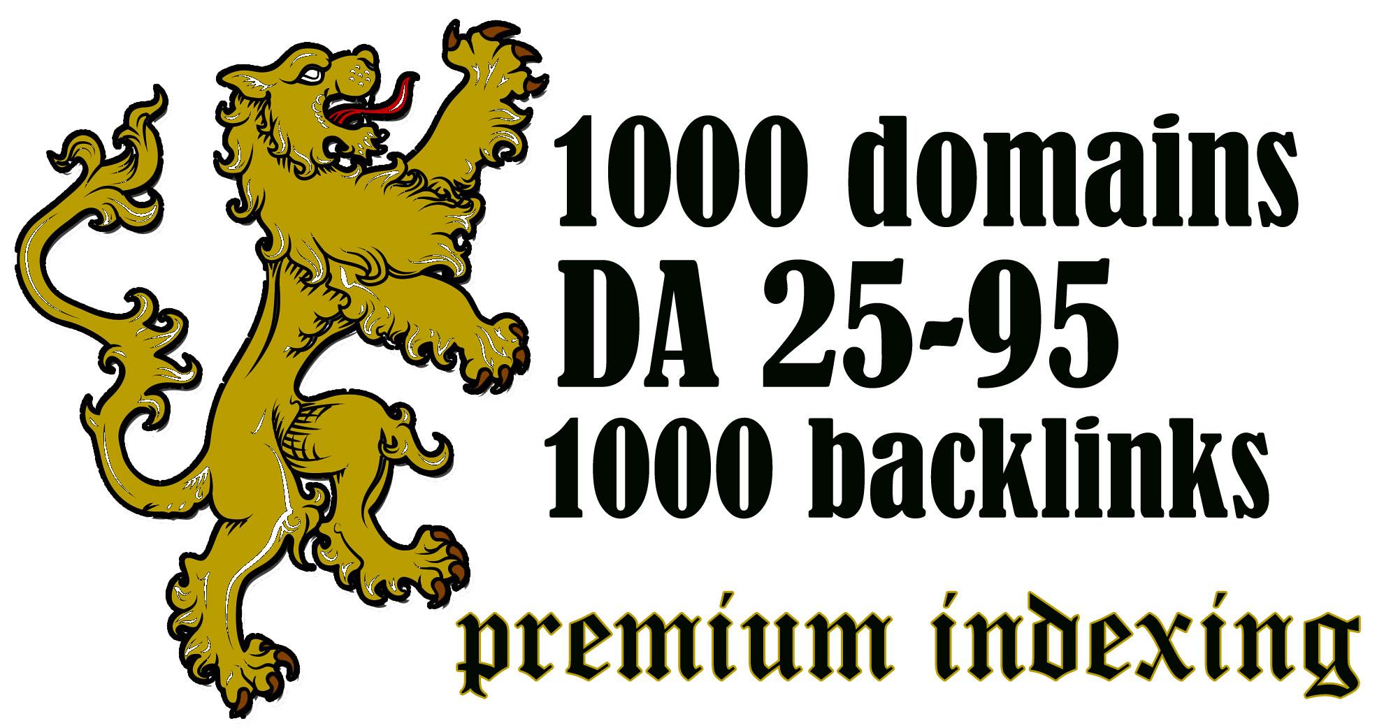 Premium high authority indexing to 1000 websites DA 2...