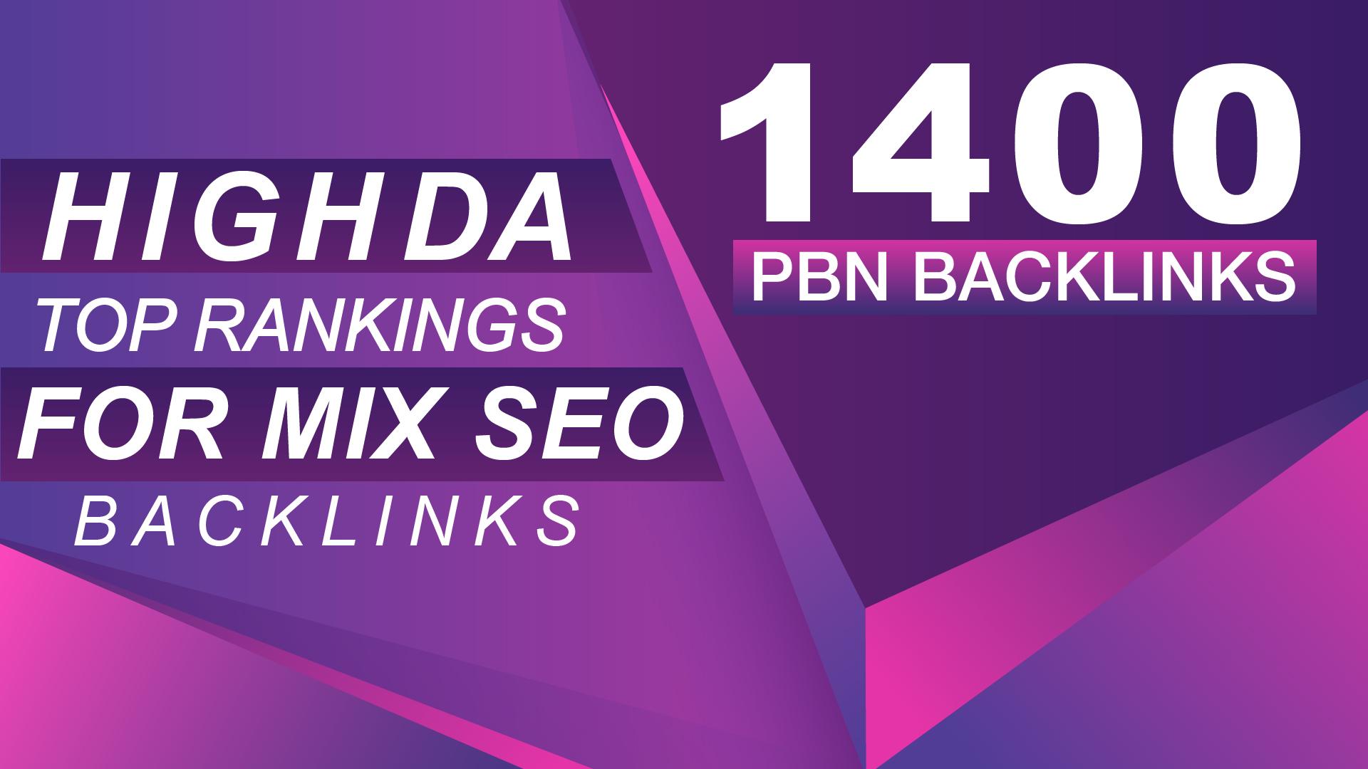 Make your 1400 PBN Backlinks High DA Top Rankings Do ...