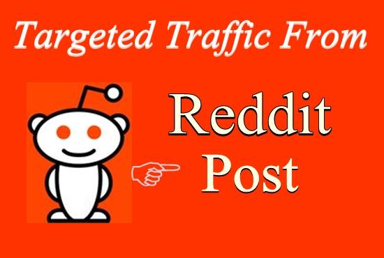 Powerful 5 Reddit Post On Your Link with Different Re...
