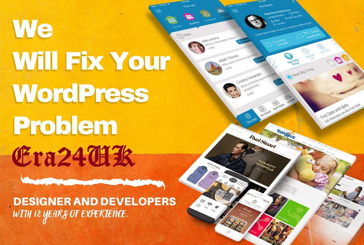 Fix Issues, WordPress Errors, MySQL, PhP, Login P...