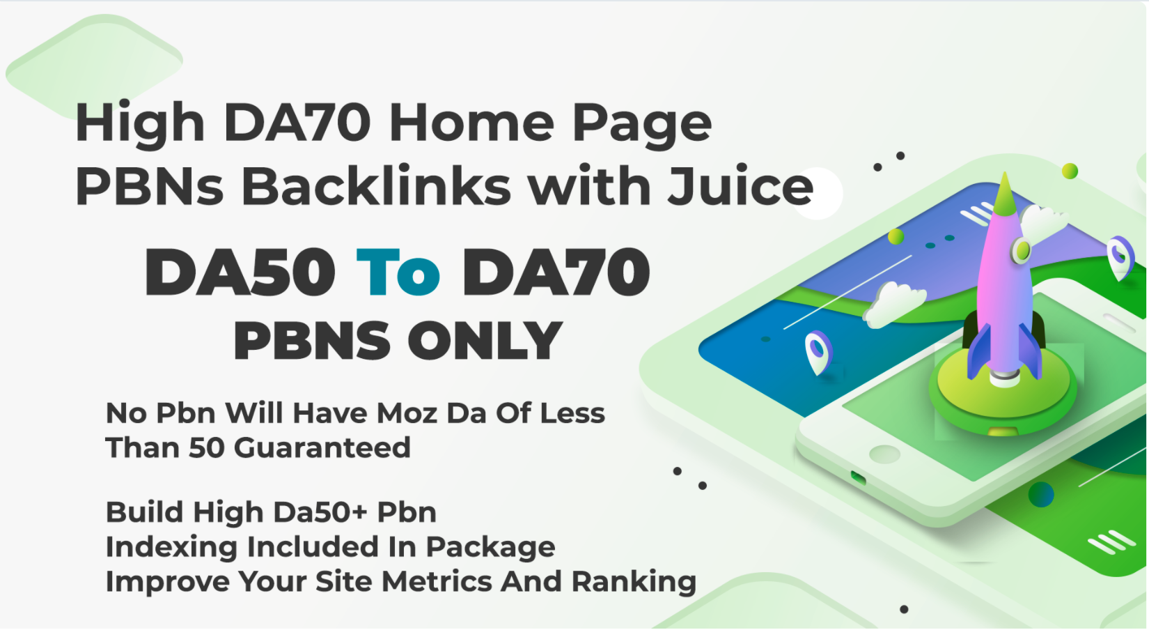Create 14 DA50+ To DA80 PBNs Backlinks - Improve Site...