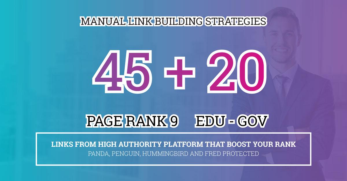 Fire Your Google Ranking with 45 Pr9+ 20 Edu/Gov Safe...