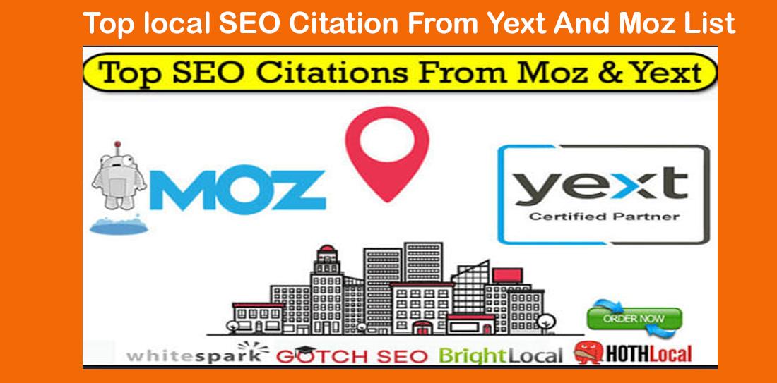 Top local SEO Citation From Yext And Moz List