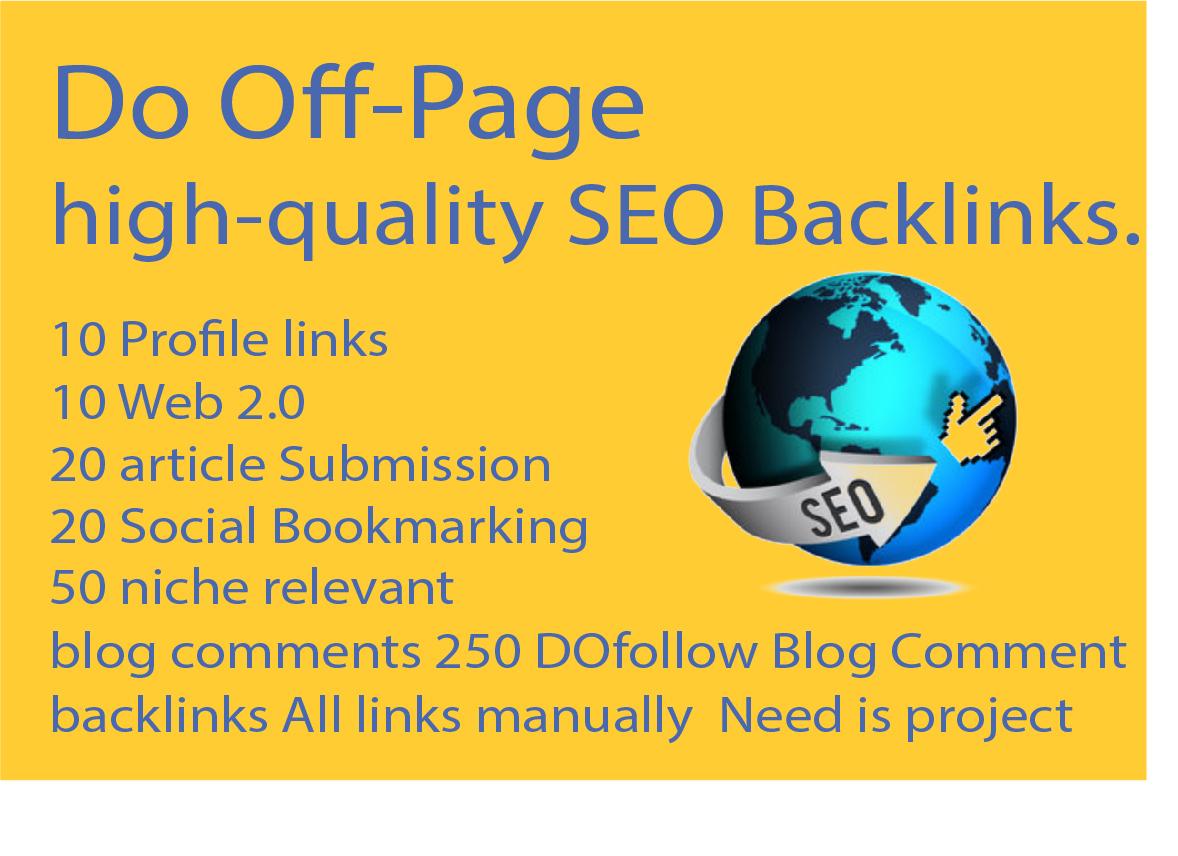 do off-page high SEO backlinks
